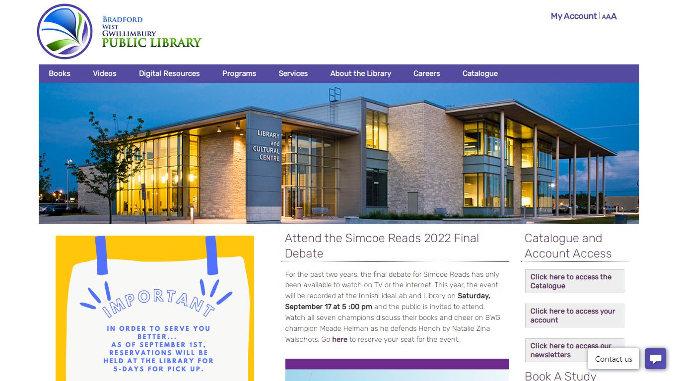 Bradford West Gwillimbury Public Library